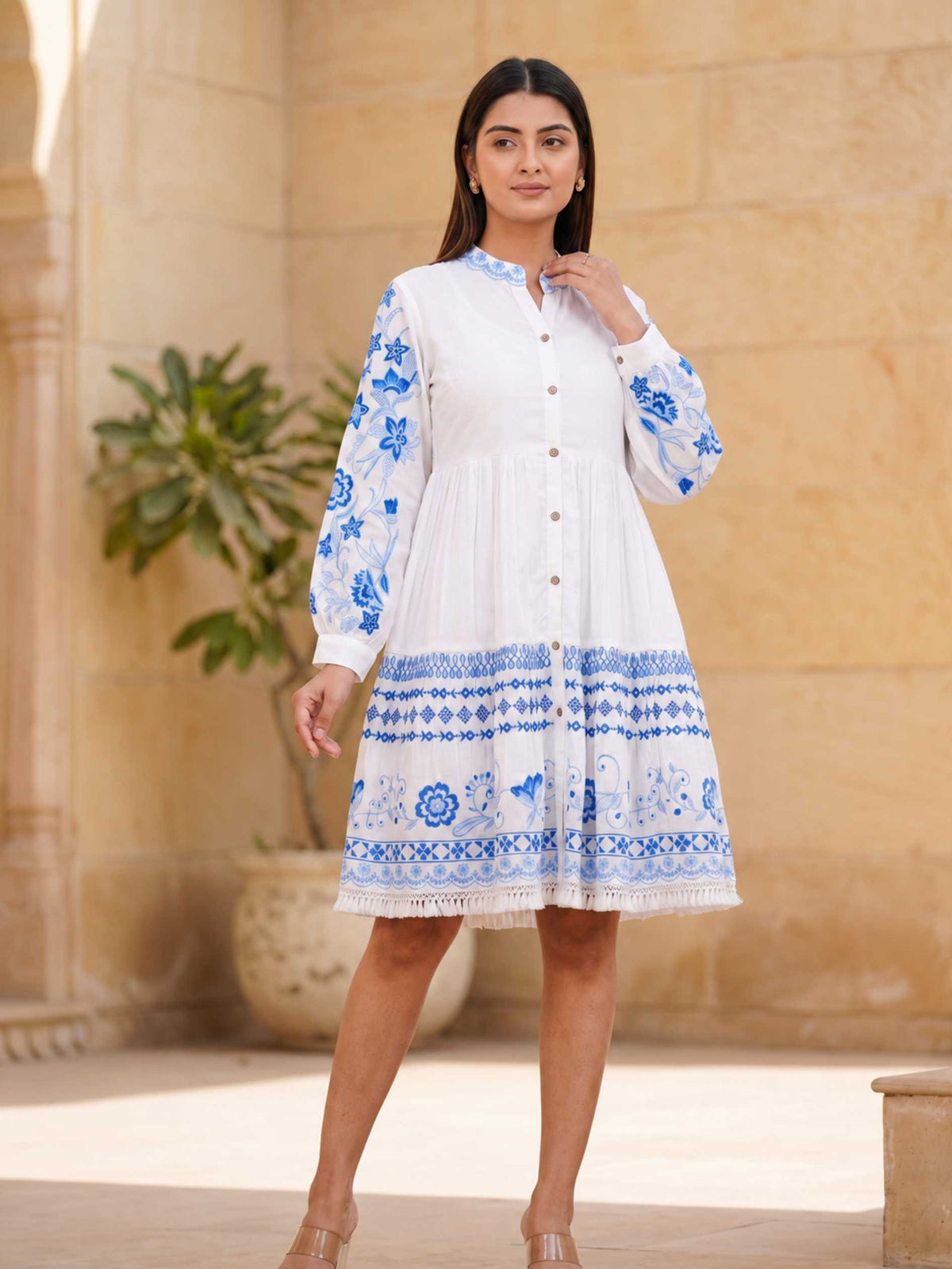 Neel Tara Cotton Short Kurti KRT01