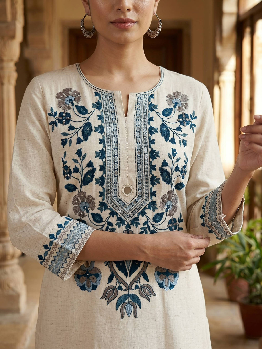Neel Bagh Cotton Kurti Set KST05