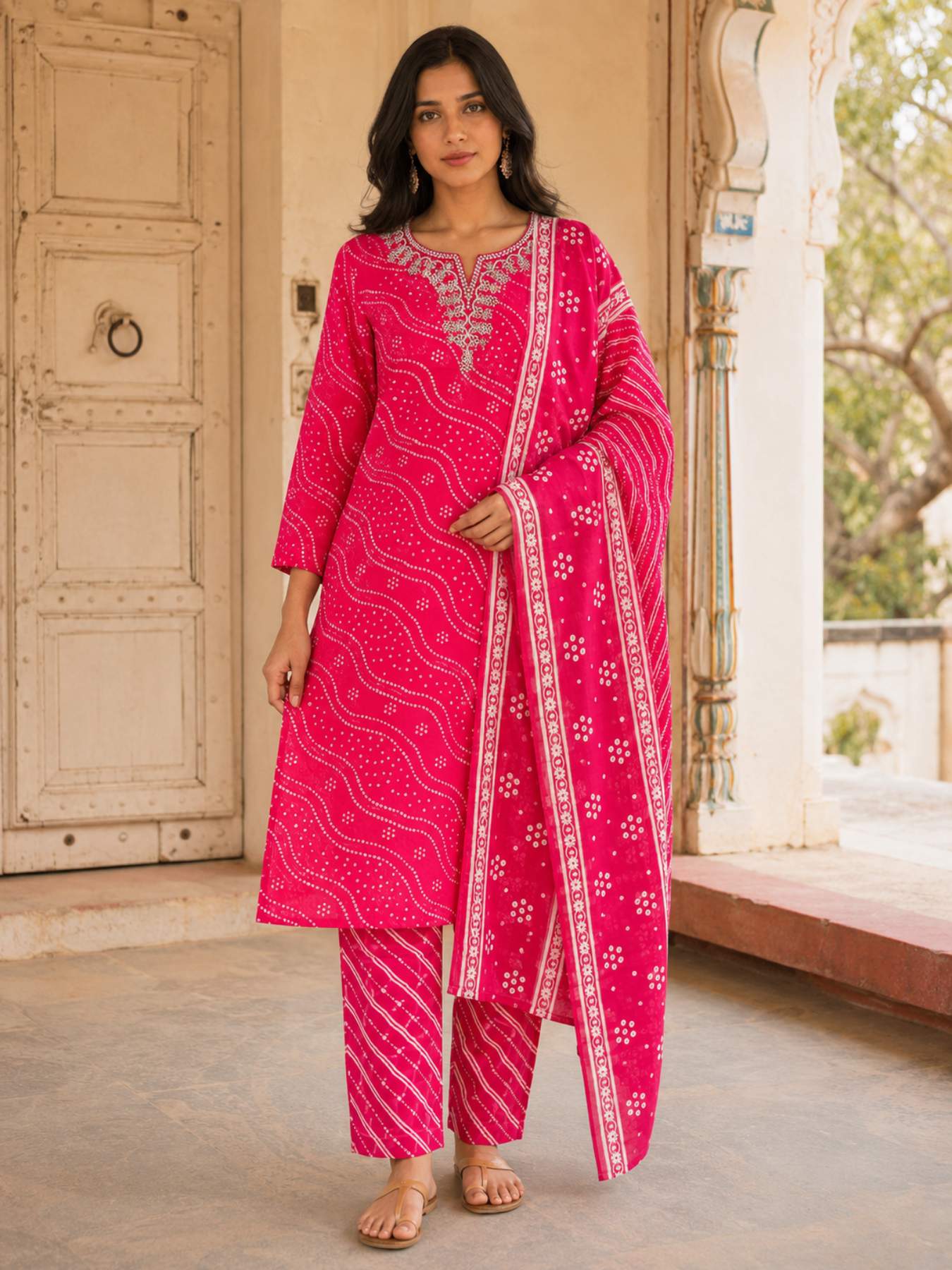 Rimjhim Rani Leheriya Suit Set KST09