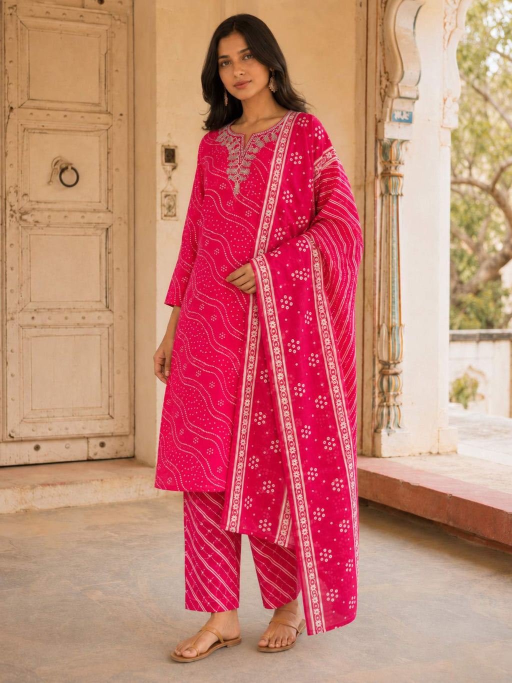 Rimjhim Rani Leheriya Suit Set KST09