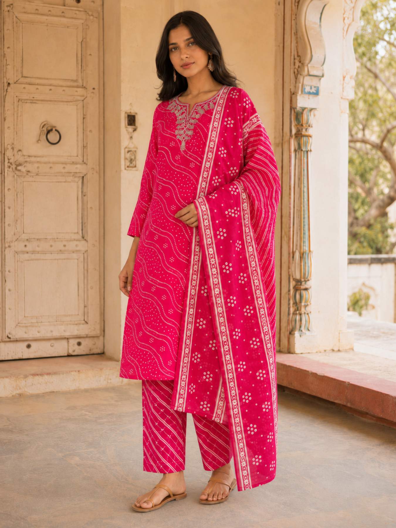 Rimjhim Rani Leheriya Suit Set KST09