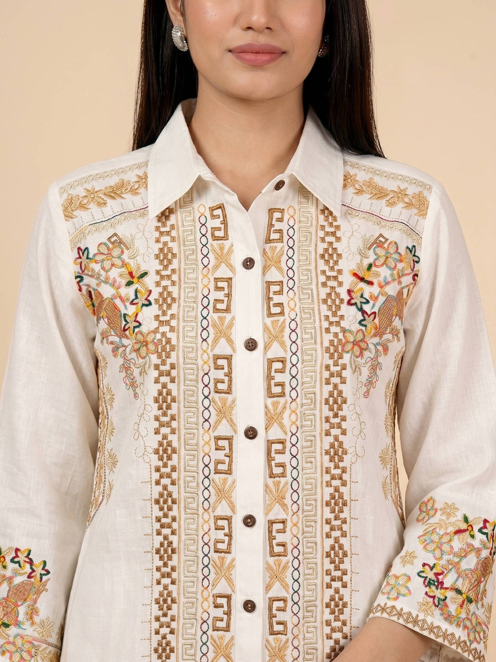 Mehr Ivory Co-ord Set COS04