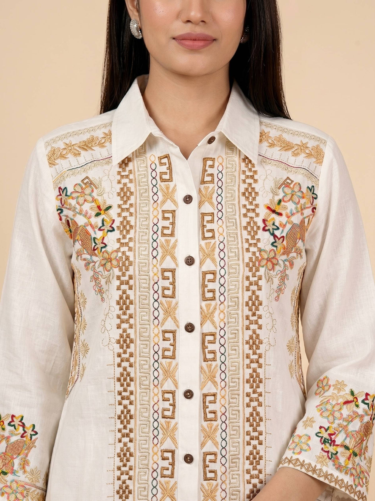 Mehr Ivory Co-ord Set COS04