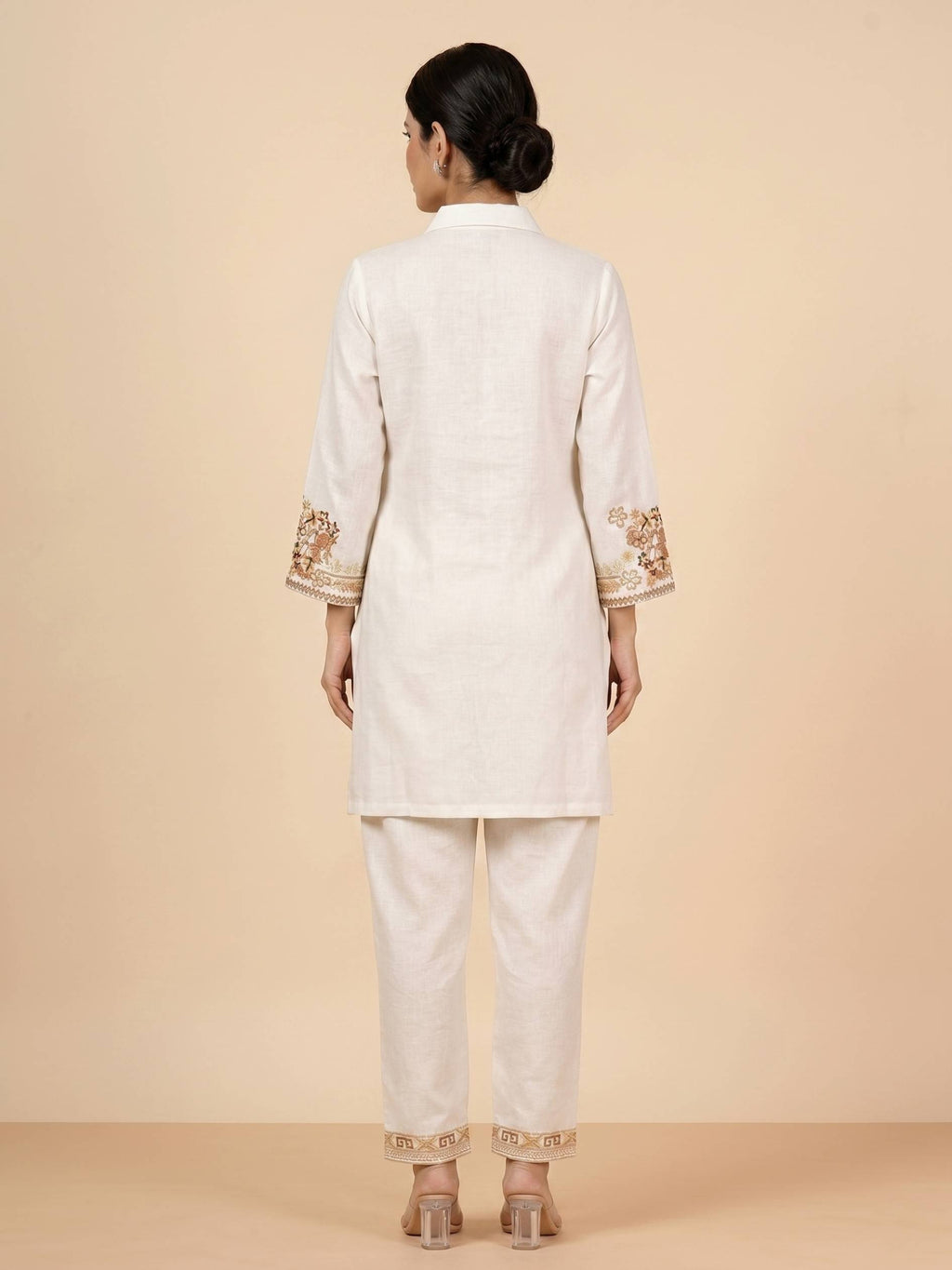 Mehr Ivory Co-ord Set COS04
