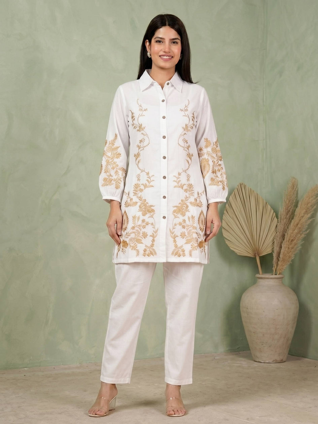 Ivory Vine Co-ord Set COS02