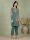 Gulnaar Teal Cotton Co-ord Set COS03