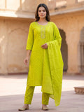 Hariyaali Lehariya Kurti Set KST06