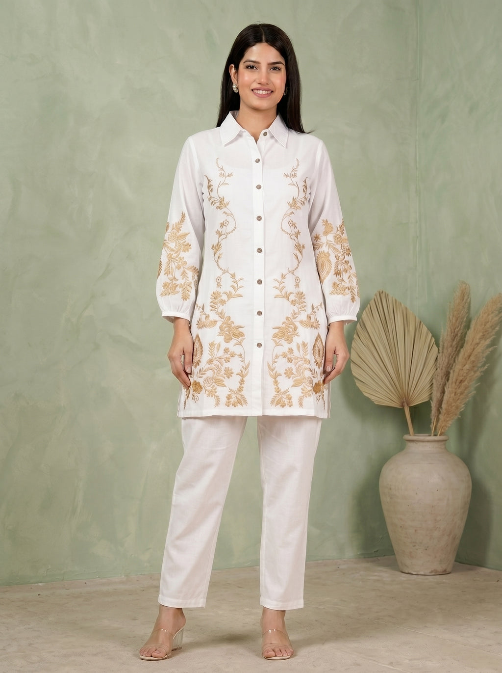 Ivory Vine Co-ord Set COS02
