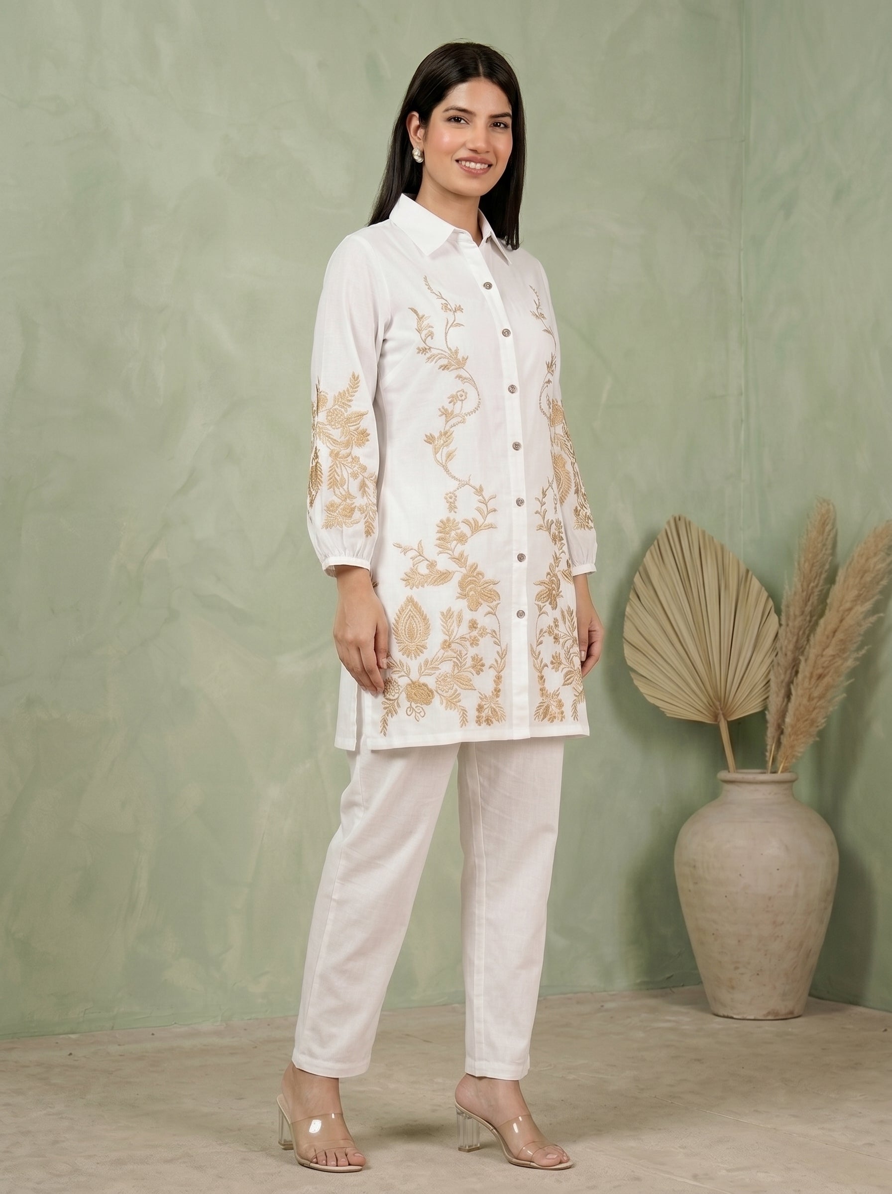 Ivory Vine Co-ord Set COS02