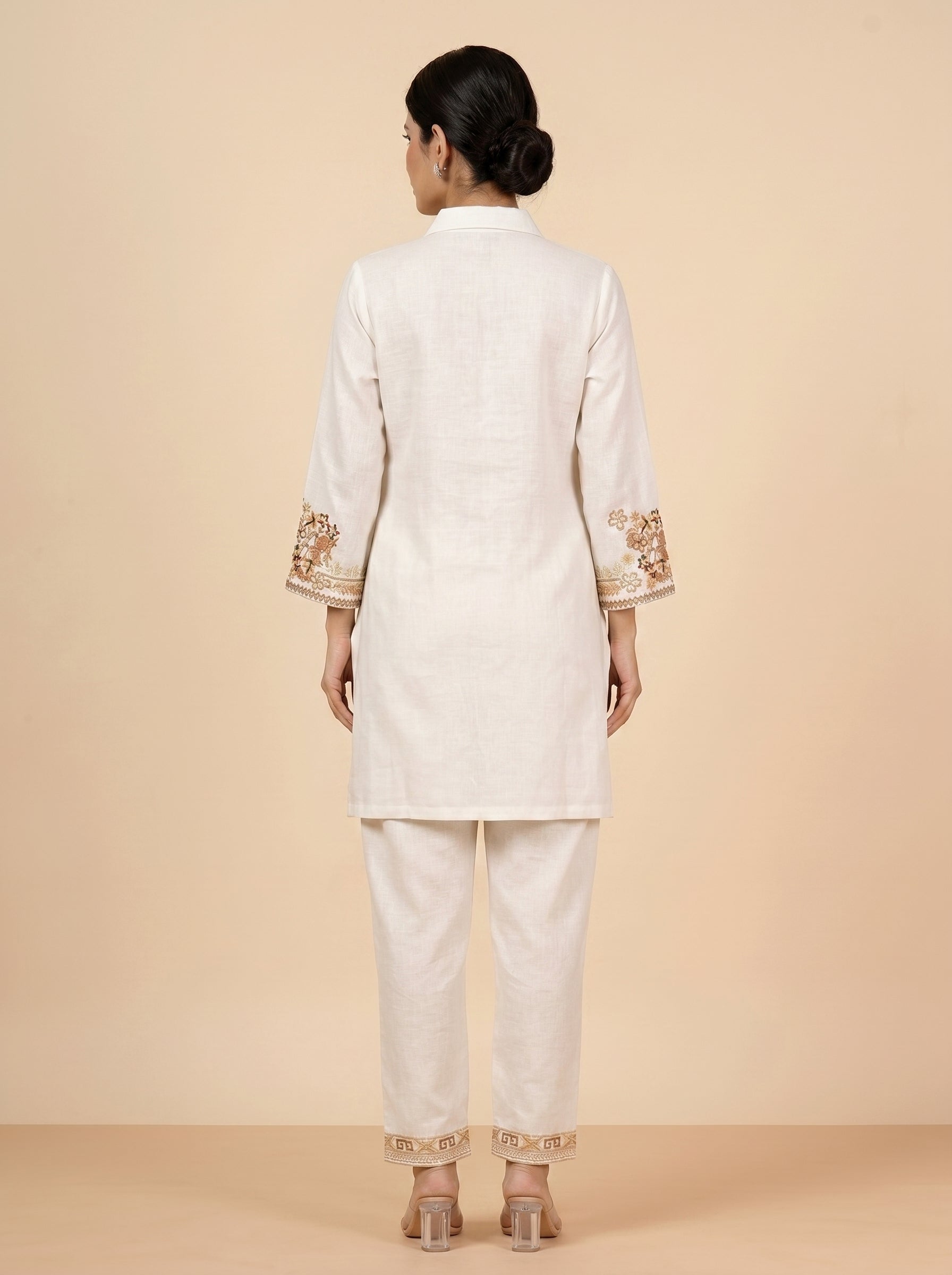Mehr Ivory Co-ord Set COS04