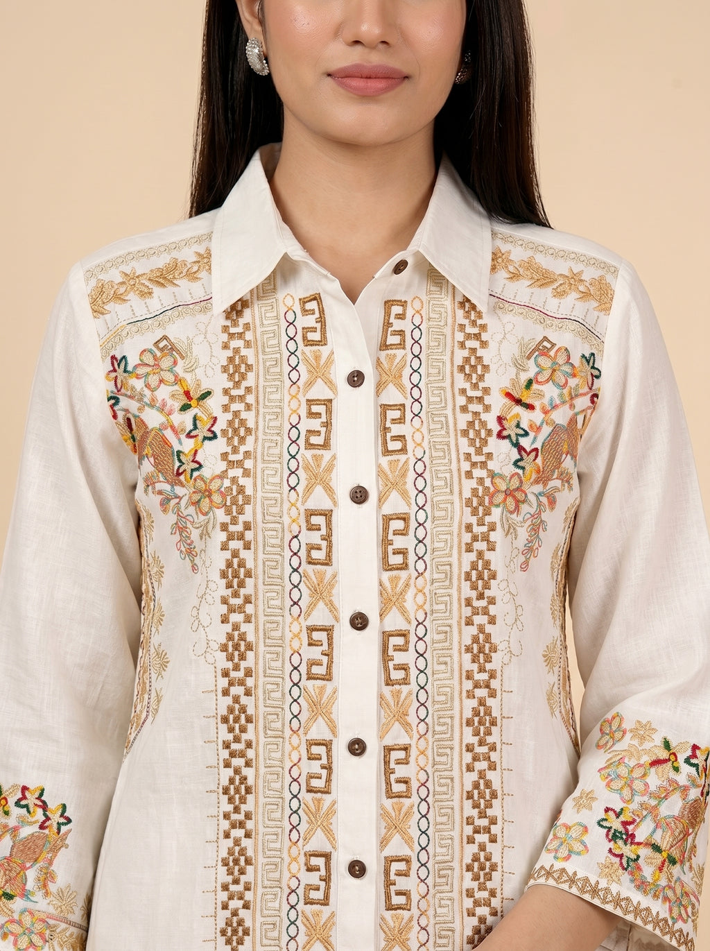 Mehr Ivory Co-ord Set COS04