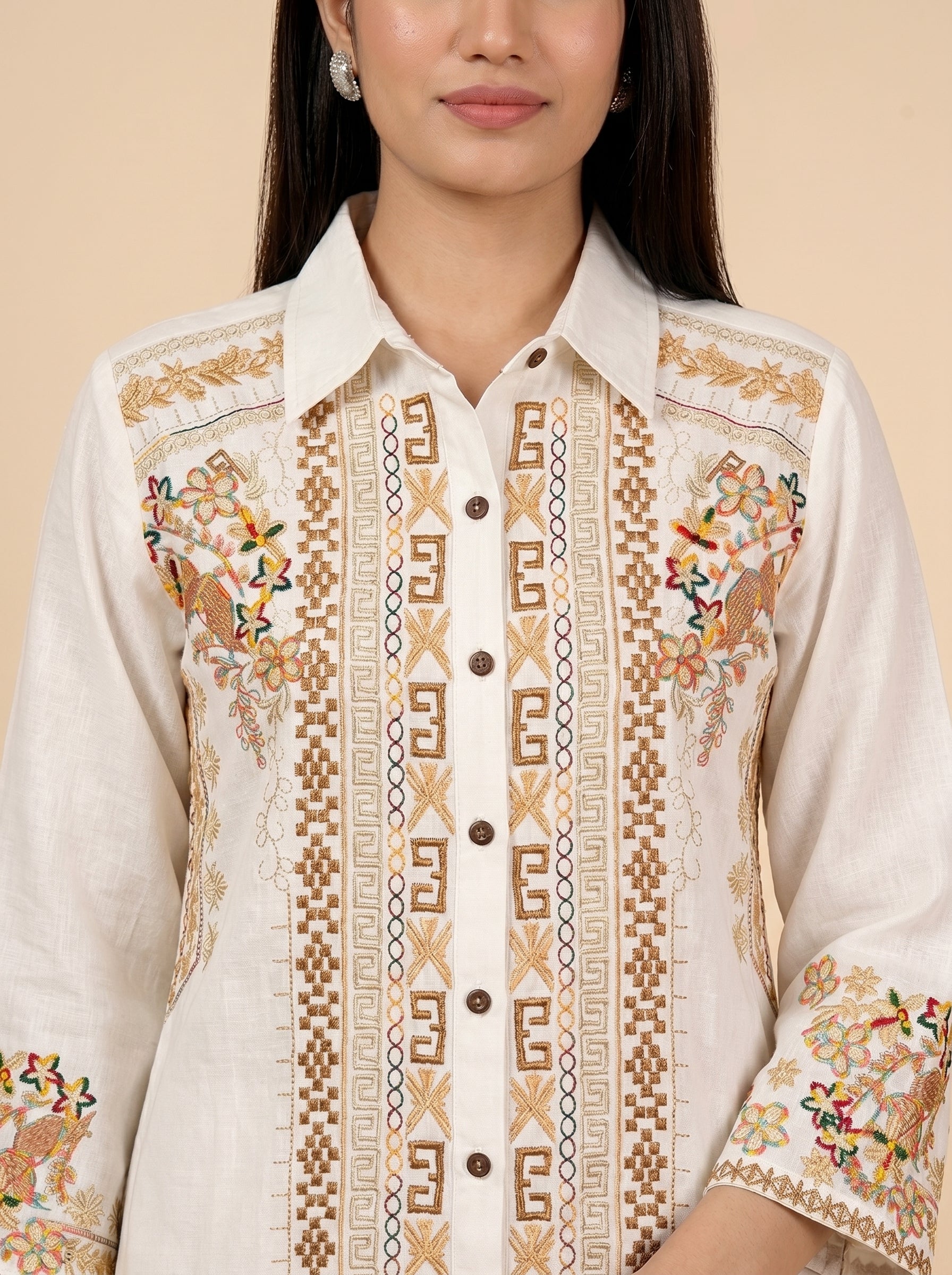 Mehr Ivory Co-ord Set COS04